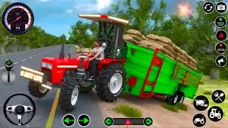 Heavy Farming Transporter Cargo Trector Driving Driving 3D - Trolley Offroad Sim - Android GamePlay