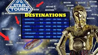 Star Tours SECRETS UNVEILED Every Destination Explored!