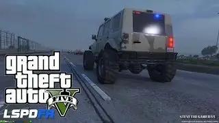 GTA 5 - LSPDFR - EPiSODE 40 - LET'S BE COPS - MILITARY PATROL - Fort Zancudo (GTA 5 PC POLICE MODS)