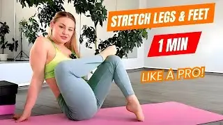 Middle Split Flexibility Challenge! Extreme Hamstring Stretch for Fast Results (4K)💥🧘&zwj;♀️ part 1 