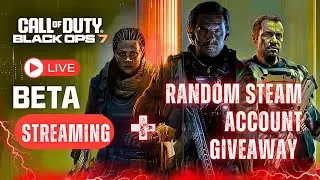 1 Random Steam Acc Giveaway + COD BLACK OPS 7 Open Beta