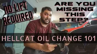 Замена масла в Hellcat в домашних условиях с использованием домкратов *для новичков*