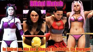 Bikini Bash: Io Shirai vs. Nia Jax, Shayna Baszler vs. Liv Morgan | WWE 2K20