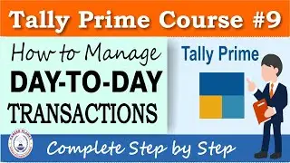 How to Use Day Book in Tally Prime | Chapter 9 | Tally Prime Course