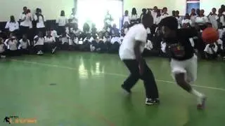 AND1LIVE  Hot Sauce and Werm Playing with Students in St. Maarten