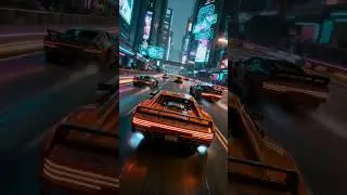 🏁 Cyber 2077 Neon Racer  赛博城狂飙！沉浸式赛博 BGM 封神✨ 订阅解锁更多未来赛道音乐#2077 未来城 #赛博 BGM #沉浸式音乐 #AI 生成音乐 #科幻短视频 #