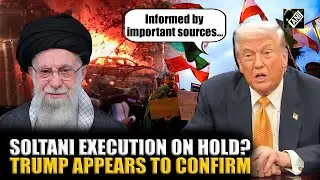 Soltani execution on hold? U.S. President Trump appears to confirm Iran pausing