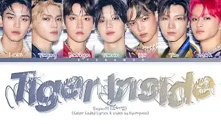 SuperM 'Tiger Inside' Lyrics (슈퍼엠 호랑이 가사) (Color Coded Eng/Rom/Han)