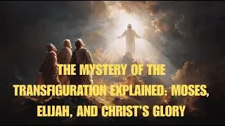 The Mystery of the Transfiguration Explained: Moses, Elijah, and Christ&rsquo;s Glo