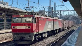 3073レ仙貨A160仕業EH500-11号機+コキ20両