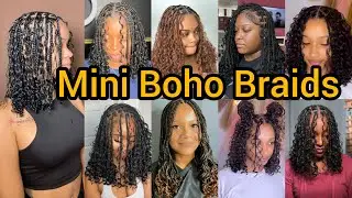 Flawless Bohemian Knotless Braids | Short Boho Bob Braids for Black Women | Knotless Boho Hairstyles