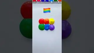 Rainbow Flag Mixing 🌈 #colormixing #rainbow #relaxing #asmr #satisfying #lgbt #lgbtq #pride