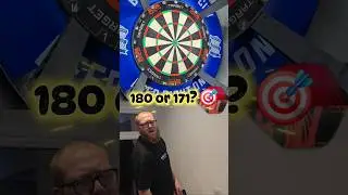 Which is harder 180 or 171? 🎯 #darts #dartschampionship #dartslife #3dart #viral #fyp