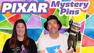 Pixar Stained Glass Mystery Pin Collaboration - Unboxing Loungefly Disney Pixar Blind Box Pins