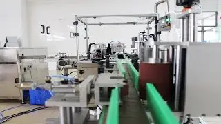 Small bottes 60ml shampoo bottles arranging filling capping labeling automatic شامبو آلة التعبئة