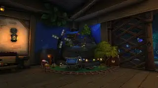 World of Warcraft Housing idea - Small Alliance Village with train