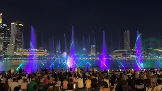 Singapore Spectra - A Light & Water Show 2025 at Marina Bay Sands Casino, Singapore 🇸🇬