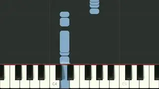 The Last Post, a traditional bugle call - synthesia