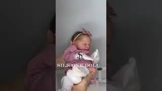 Silicone baby doll Mira #rebornbaby #siliconebaby #baby #newborn #reborn #siliconedoll #dolleyes