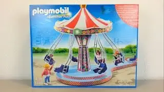 Playmobil Kettenkarussell 5548 auspacken mit Elektroantrieb Beleuchtung seratus1