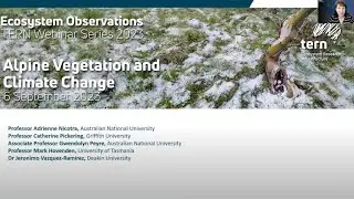 TERN Ecosystems Webinar - September 2023 - Alpine Ecosystems