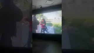 Police shooting training simulator