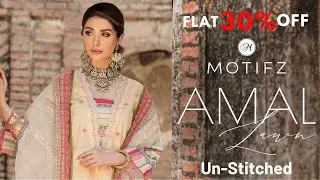 Motifz Unstitched  Lawn Collection 2022 | Flat 30% OFF Motifz Un-stitched 