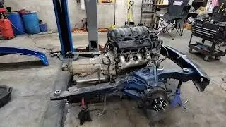 astro van LT engine swap mock up