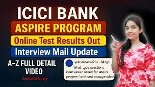 ICICI Bank ASPIRE Program 2025 | Full Process, Test, Interview & Selection Explained || Edudivi
