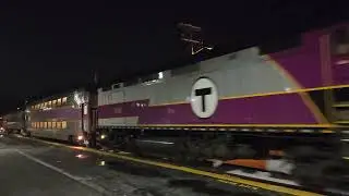 MBTA 1059 Cab Car 1807 in Balardvale MA 
