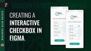 How to create Interactive checkbox in Figma | Modern UI Design 2023