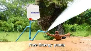 I turn PVC pipe into water pump no need electricity power easy way