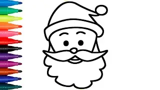 Santa Claus Drawing for Beginners | Fun Christmas Art