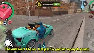 Rope Hero Gameplay &ndash; Superhero Open World Action Game | Android Gameplay