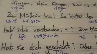 Schubert Die schoene Muellerin no.4 Danksagung an den Bach 슈베르트 아름다운 물레방앗간의 아가씨 4번 가사 해설 명지영