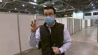 Visite guid&eacute;e du &laquo; m&eacute;gacentre &raquo; de vaccination d'ExpoCit&eacute; &agrave; Qu&eacute;bec