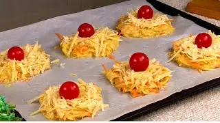 Haben sie 2 Kartoffeln und 2 Zucchini! Neues Rezept. Es ist so einfach und lecker.