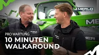Fett, Wasser, Öl, Luft 👍10 min Schnell-Check am Merlo Teleskoplader zu Wartung & Pflege