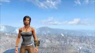 Tomb Raider's Lara Croft Costume in Fallout 4 Mod