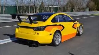 First video of LADA Vesta TC1 tests