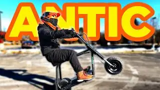 Мини-байк Antic оснащен встроенной системой помощи при подъеме переднего колеса, но насколько она...