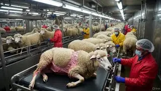  FULL PROCESS | Inside the Sheep Wool Factory | How Raw Wool Becomes Fabric