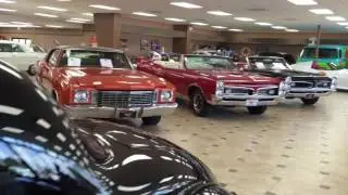 Ideal Classic Cars showroom
