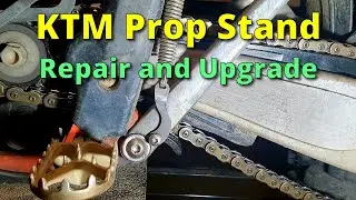 KTM Side Stand Repair and Upgrade