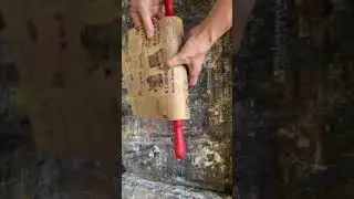 🍴✨ ROLLING PIN REVAMP: Thrift Store Makeover Magic! 🔄🔨 #Upcycled #ThriftStore