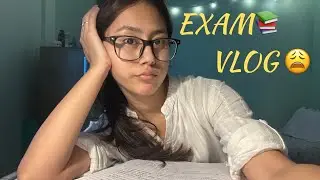 📚 Exam Week Vlog | Study, Stress, Library sessions, Study techniques