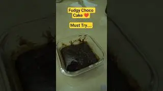 Fudgie Choco Cake Recipe | Ultra Moist & Rich Chocolate Cake #baking #shorts #viral #brownies #choco
