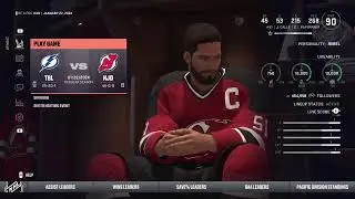 PS5 NHL Washington Capital AT New Jersey Devils 2023-2024 Season Part 2