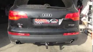 Audi Q7 3.0tdi exhaust sound with DPF and Catalyst off