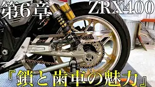 ZRX400 フルカスタムプロジェクト【第6章 鎖と歯車の魅力】